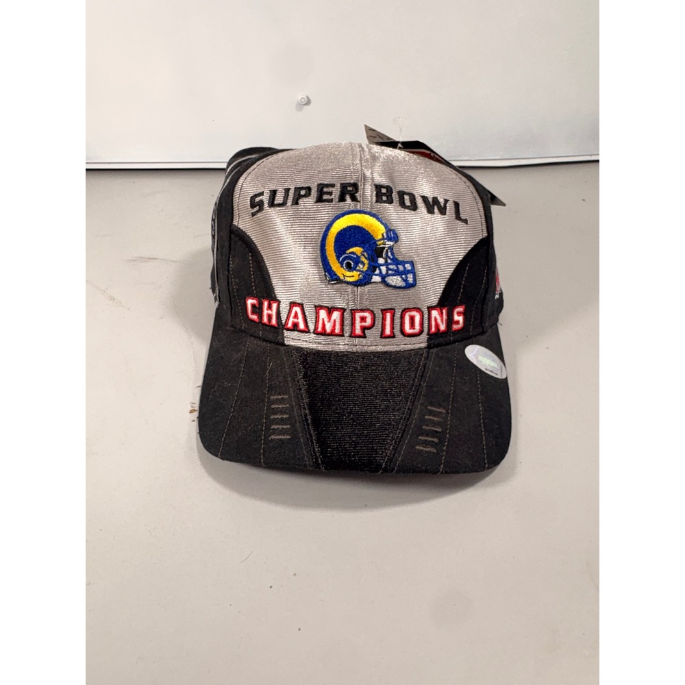 Puma St Louis Rams Super Bowl XXXIV Champions Hat Official Locker Room Cap NWT